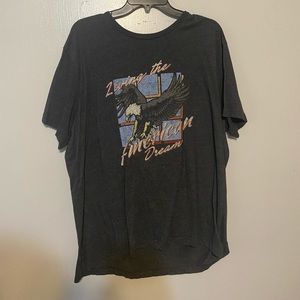 Living the American dream graphic tee